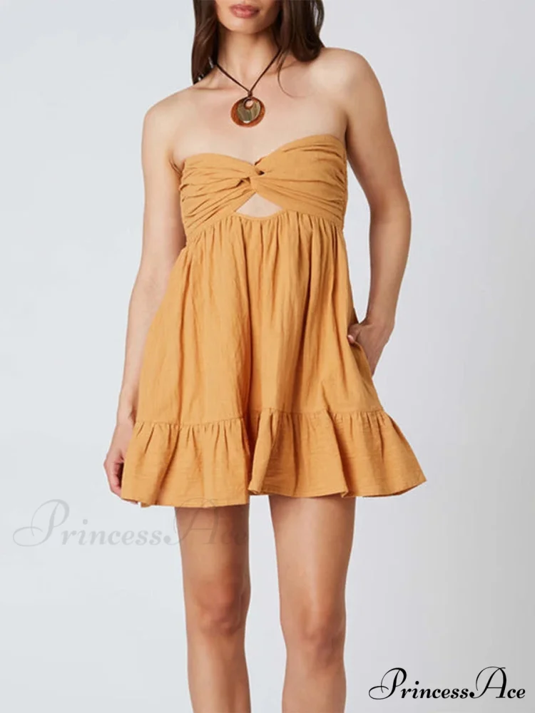 Curved Removed Tiny Dress - Image 9