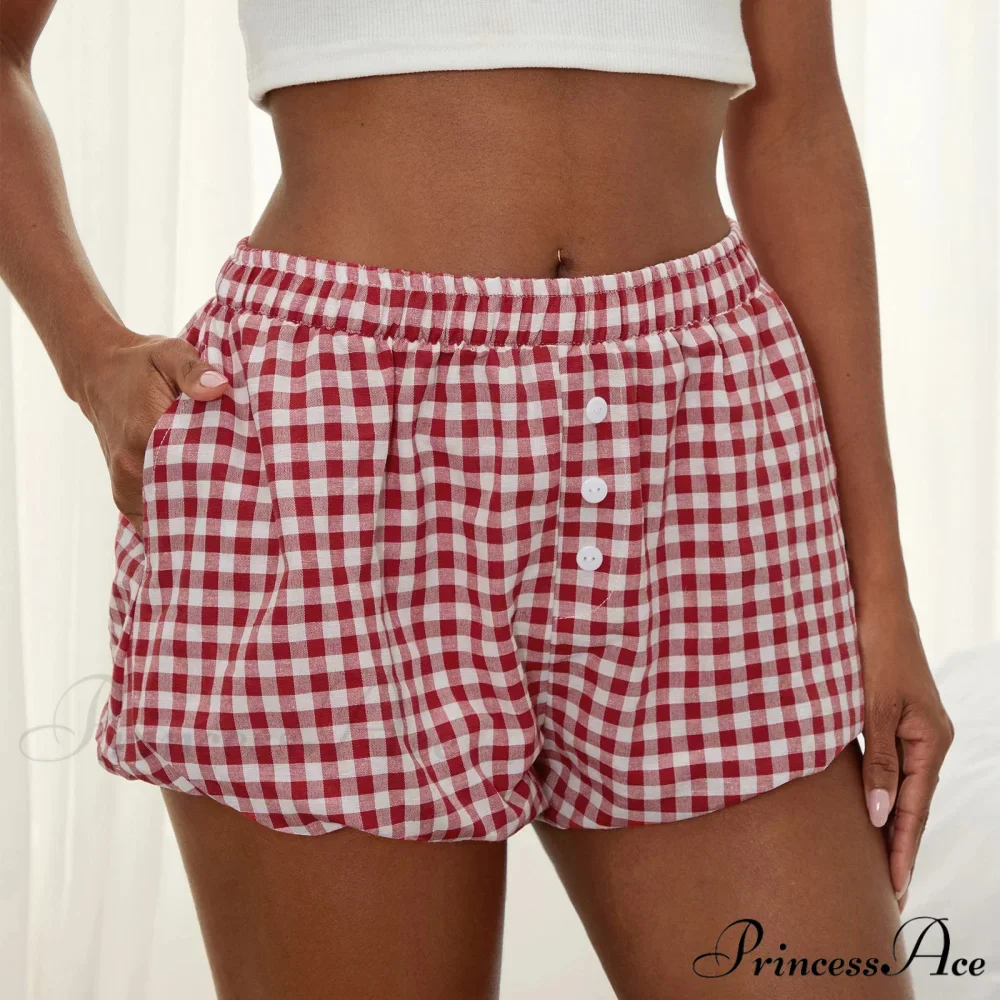 Cute Tartan Pumpkin Lounge Short - Image 8
