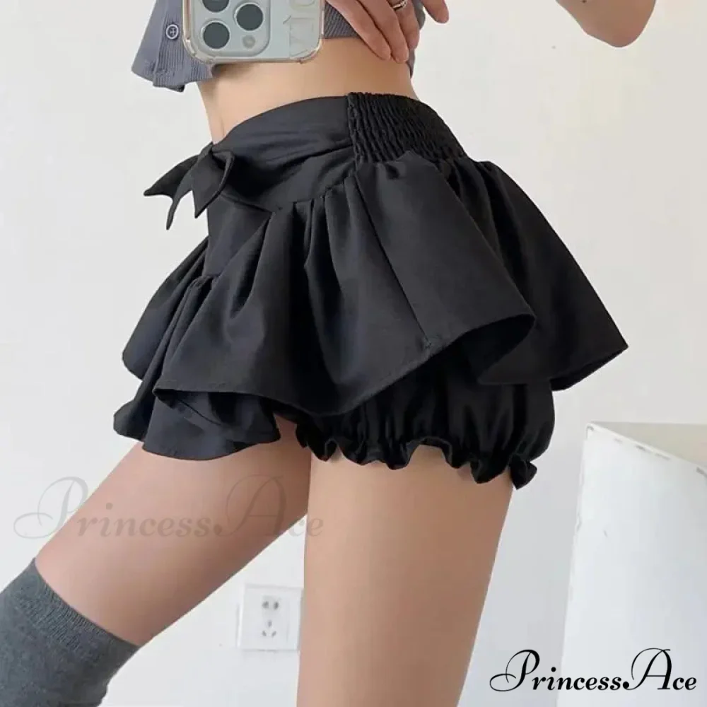 Dance Bow Lolita Dark Skirt - Image 3