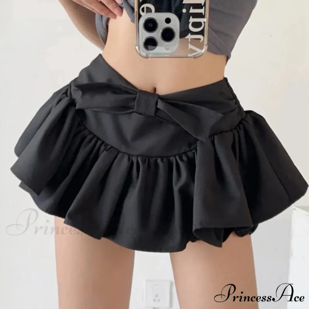 Dance Bow Lolita Dark Skirt - Image 6