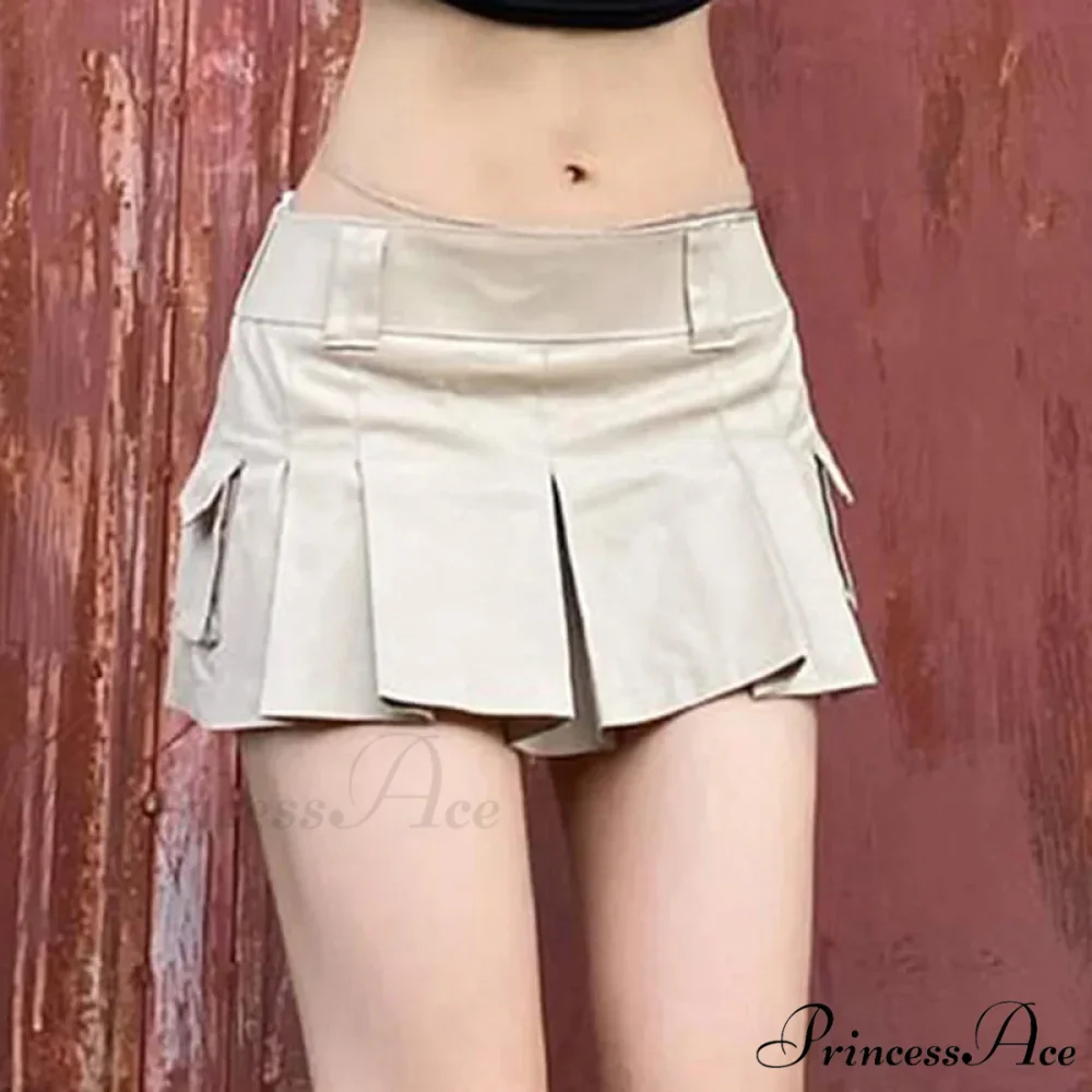 Dark Folded Tennis Style Skirt - Image 3