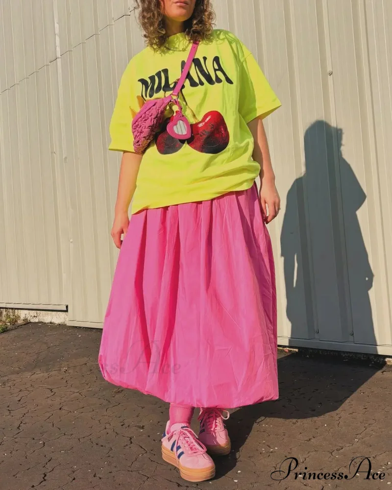 Dark Harajuku Neon Green Cherry T-shirt - Image 4