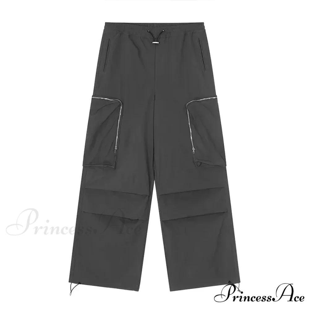 Dark Loose Cargo Urban Pants - Image 5