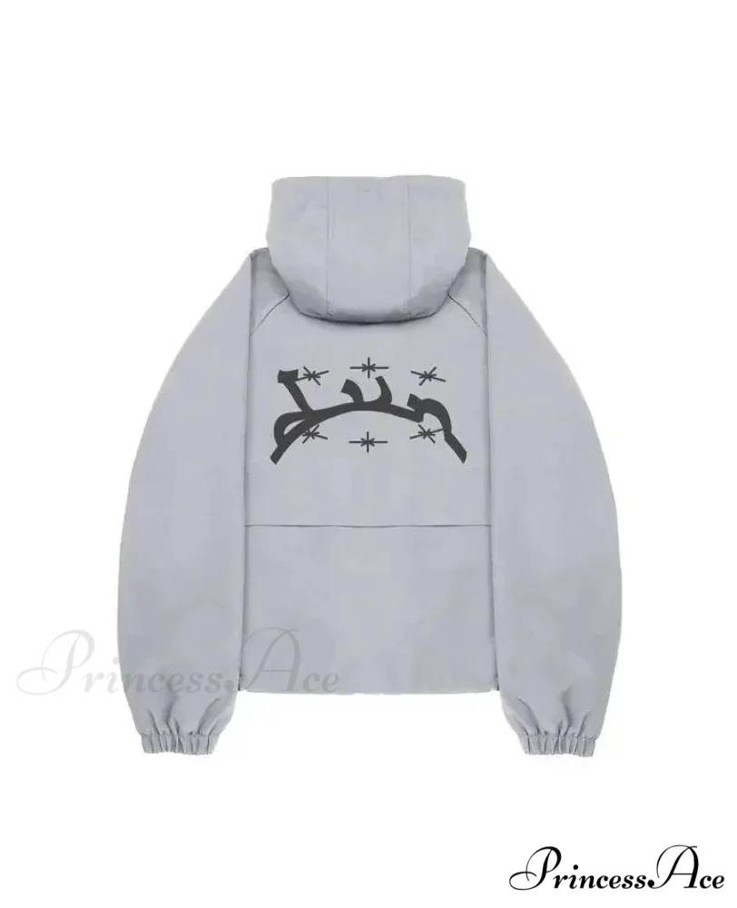 Dark Punk Faded Zipper Hoodie - Image 10