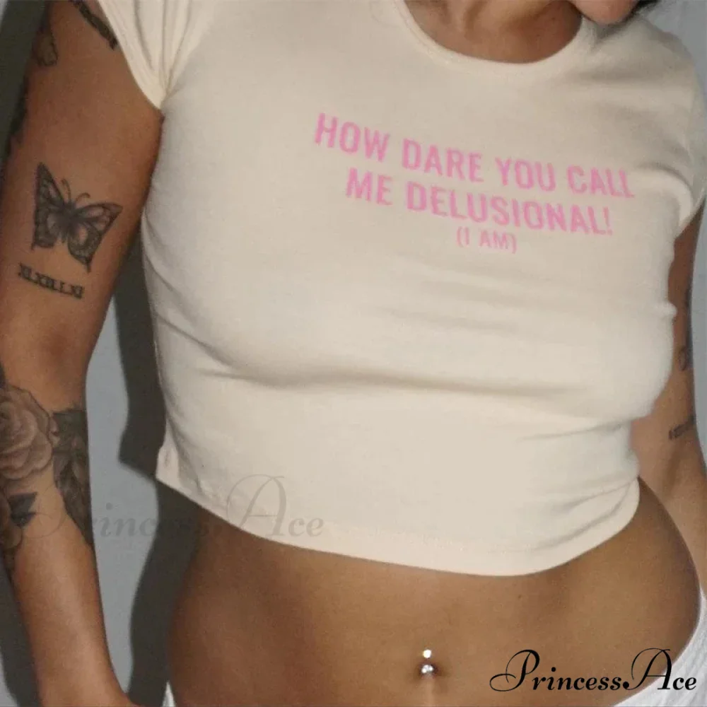 Dark White Letter Print Infant Tee T-shirt - Image 3