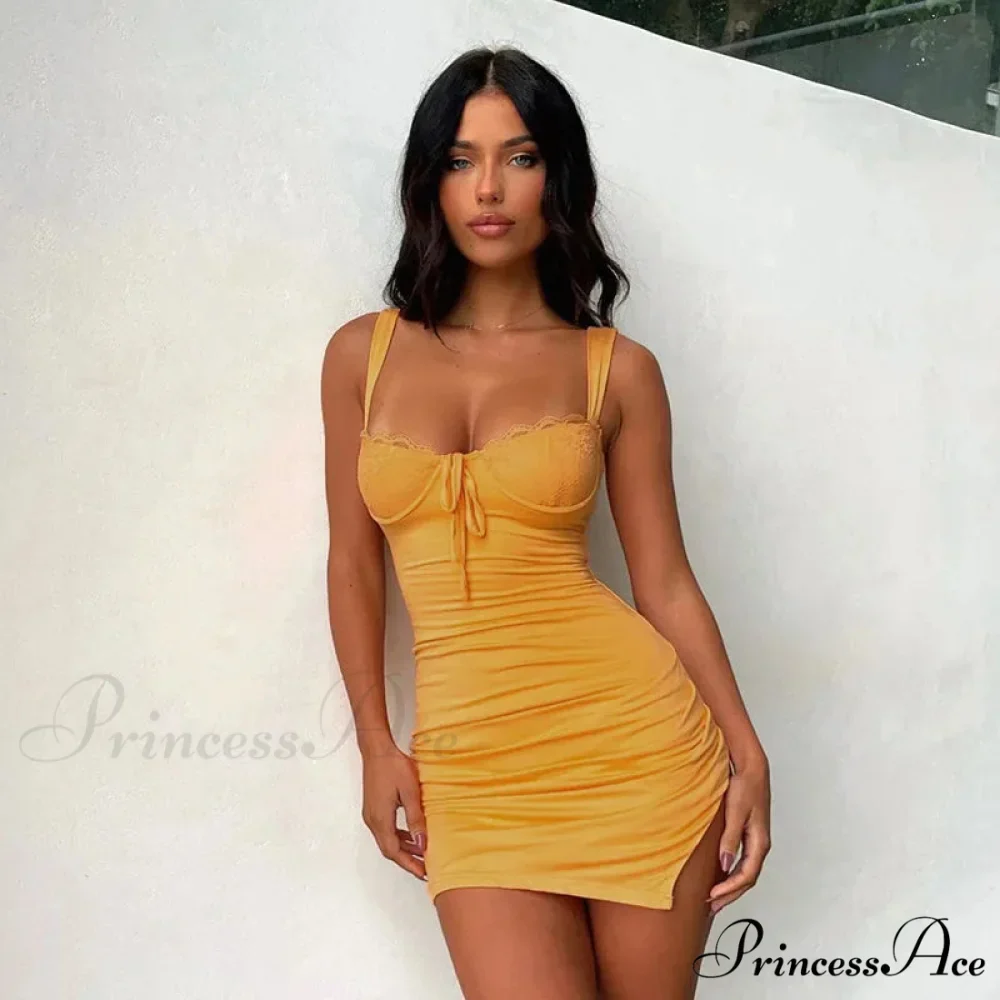 Delicate Bandeau Sleek Holiday Dress - Image 6