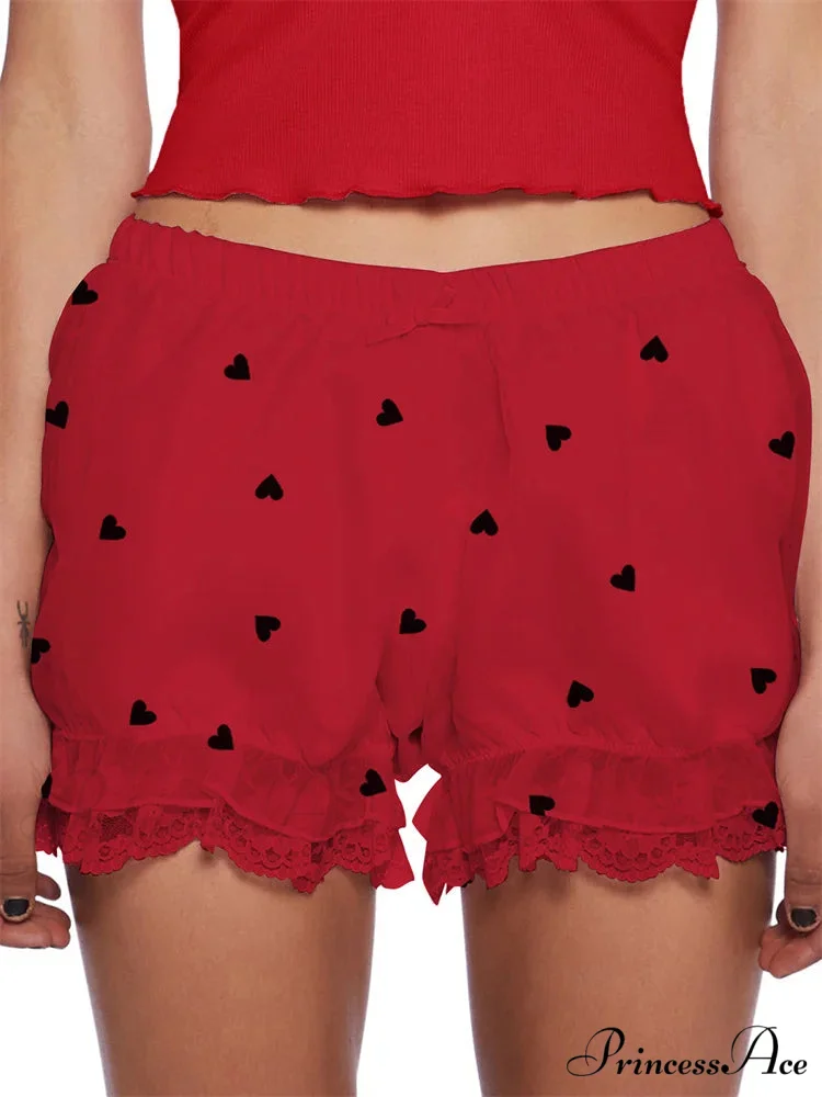 Delicate Heart Ribbon Bloomer Short - Image 5