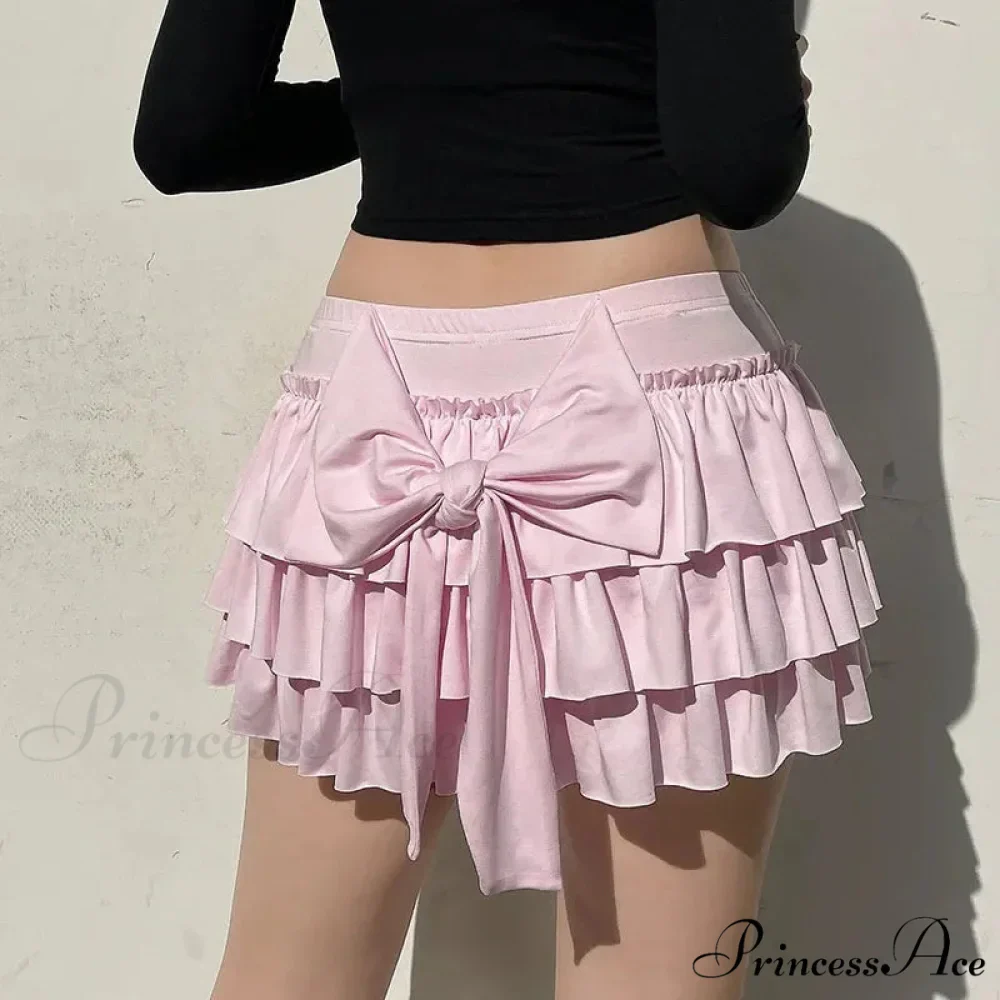 Delightful Lower-Waist Rose A-Line Skirt - Image 2