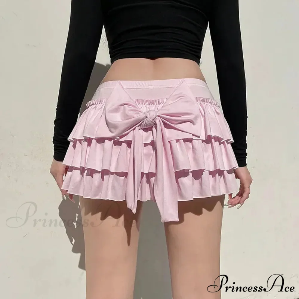 Delightful Lower-Waist Rose A-Line Skirt - Image 5