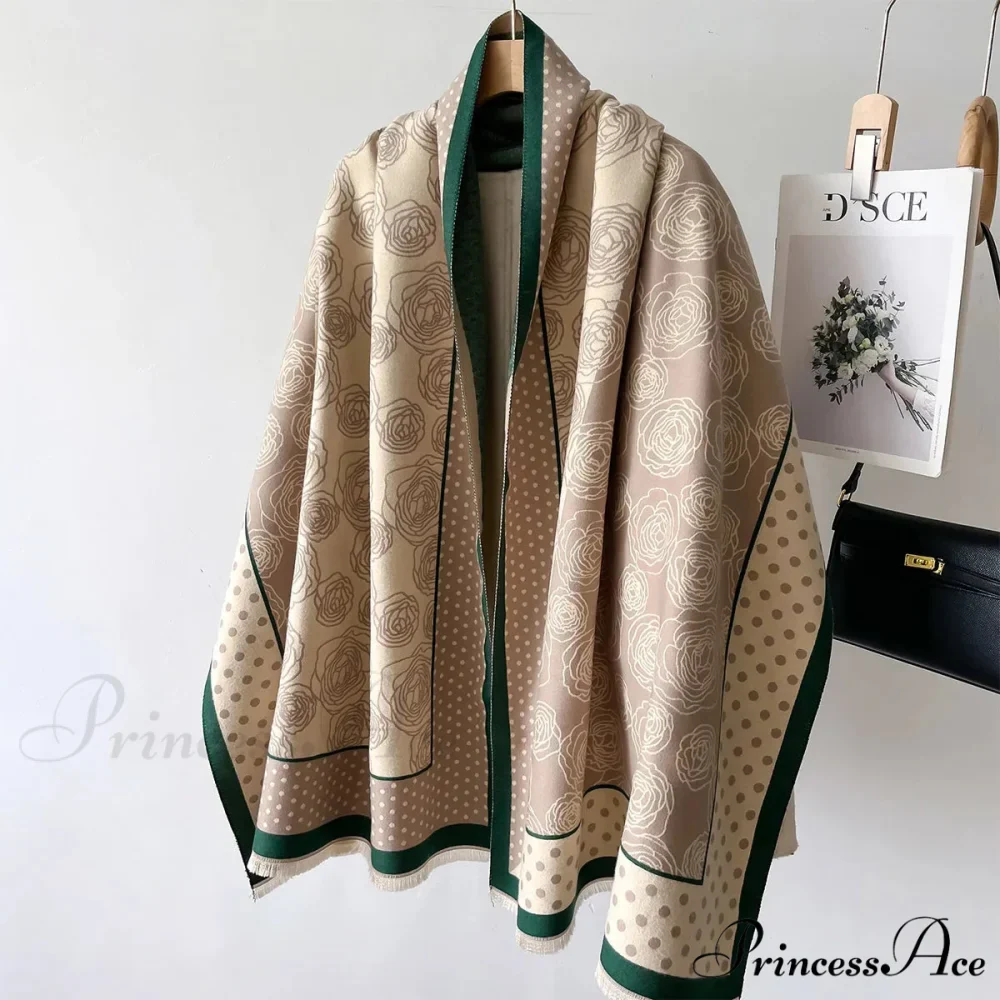 Dense Cover Cashmere Pattern Scarf - Image 5