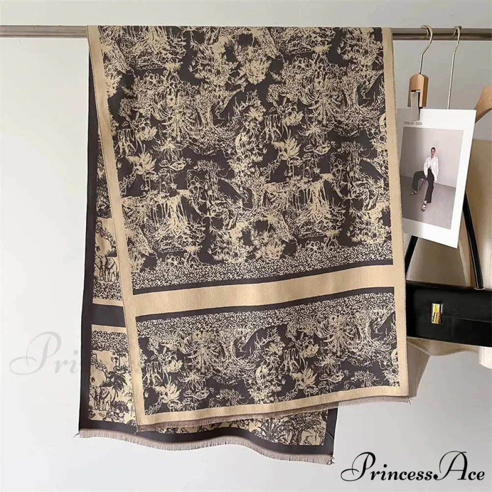 Dense Wool Blanket Winter Scarf - Image 6
