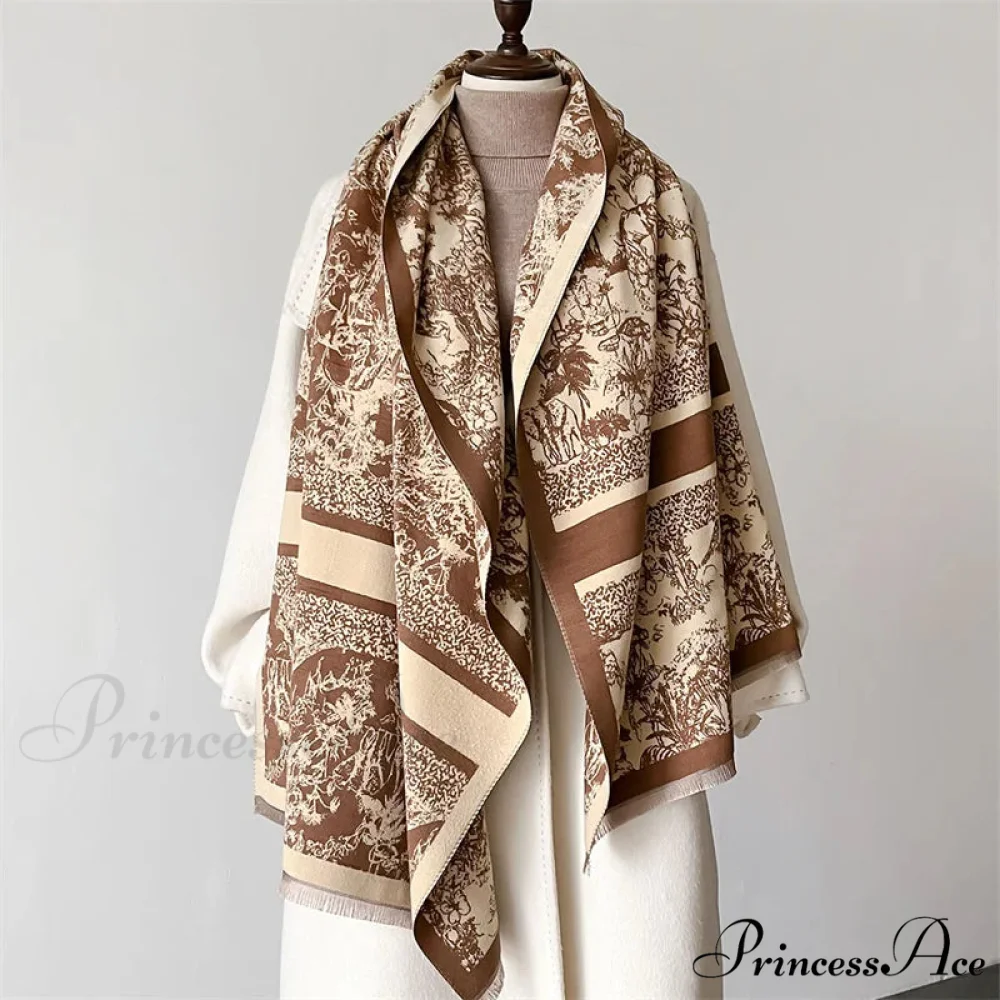 Dense Wool Blanket Winter Scarf - Image 7