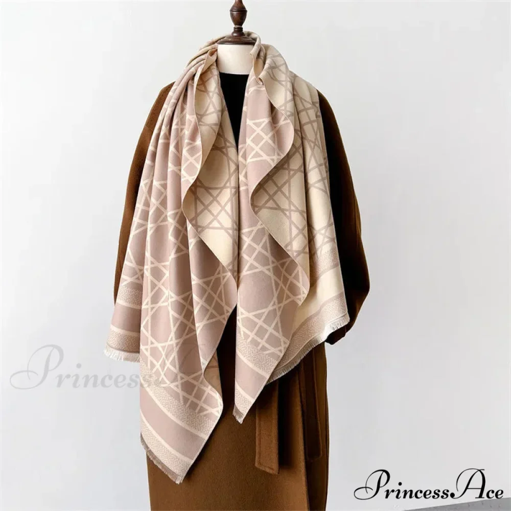 Dense Wool Pashmina Wrap Scarf - Image 4