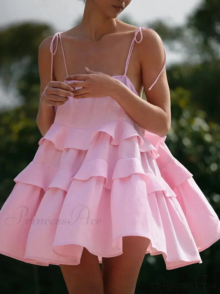 Dessert Throat High-Waisted Mini Dress - Image 2