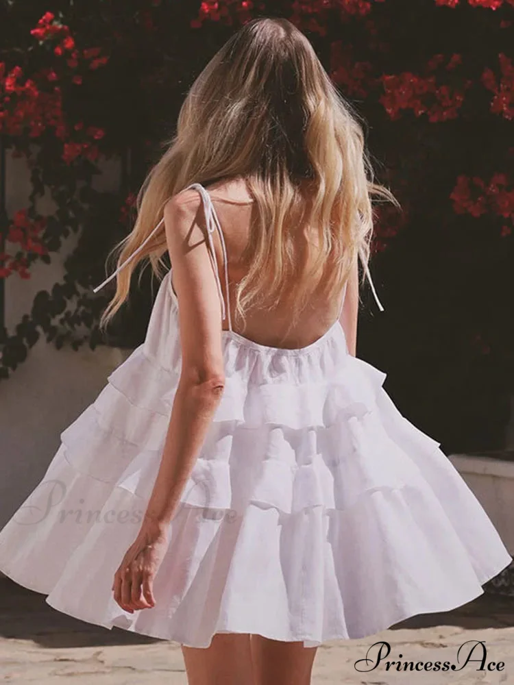 Dessert Throat High-Waisted Mini Dress - Image 6