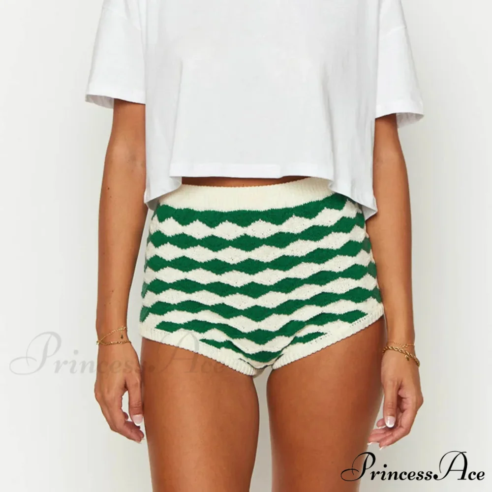 Different Color Knit Lounge Short - Image 8