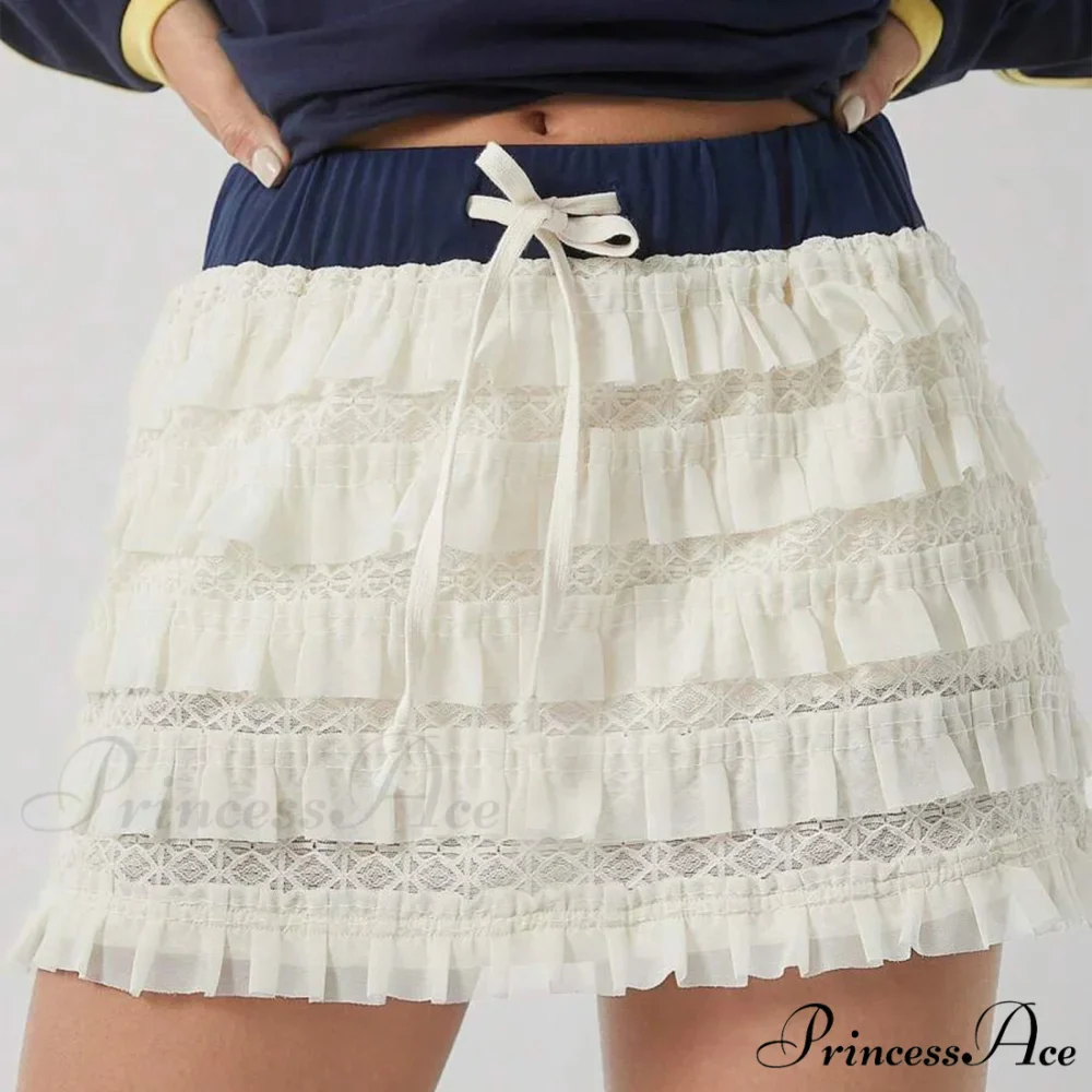 Differentiate Lace Tiered Frills Skirt - Image 2
