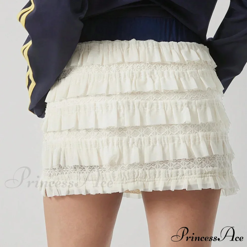 Differentiate Lace Tiered Frills Skirt - Image 3