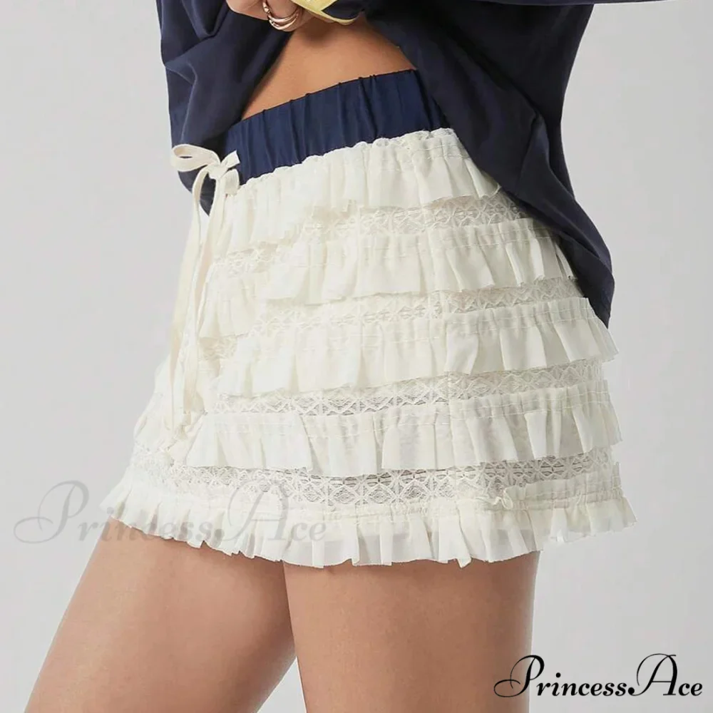 Differentiate Lace Tiered Frills Skirt - Image 4