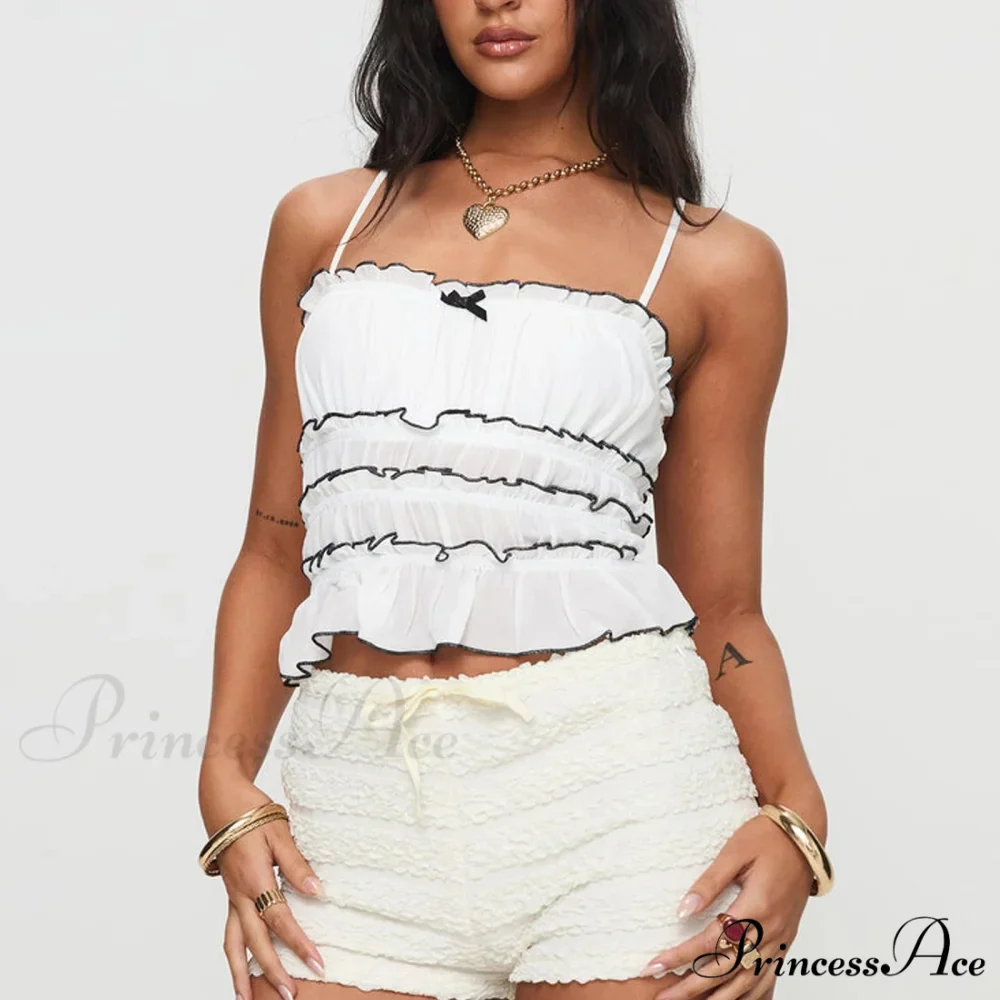 Differentiated Tiered Crop Top - Image 2