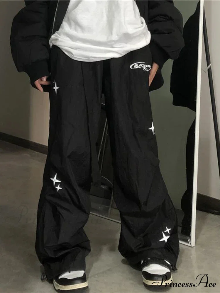 Digital Y2K Parachute Loose-Fitting Trousers - Image 5