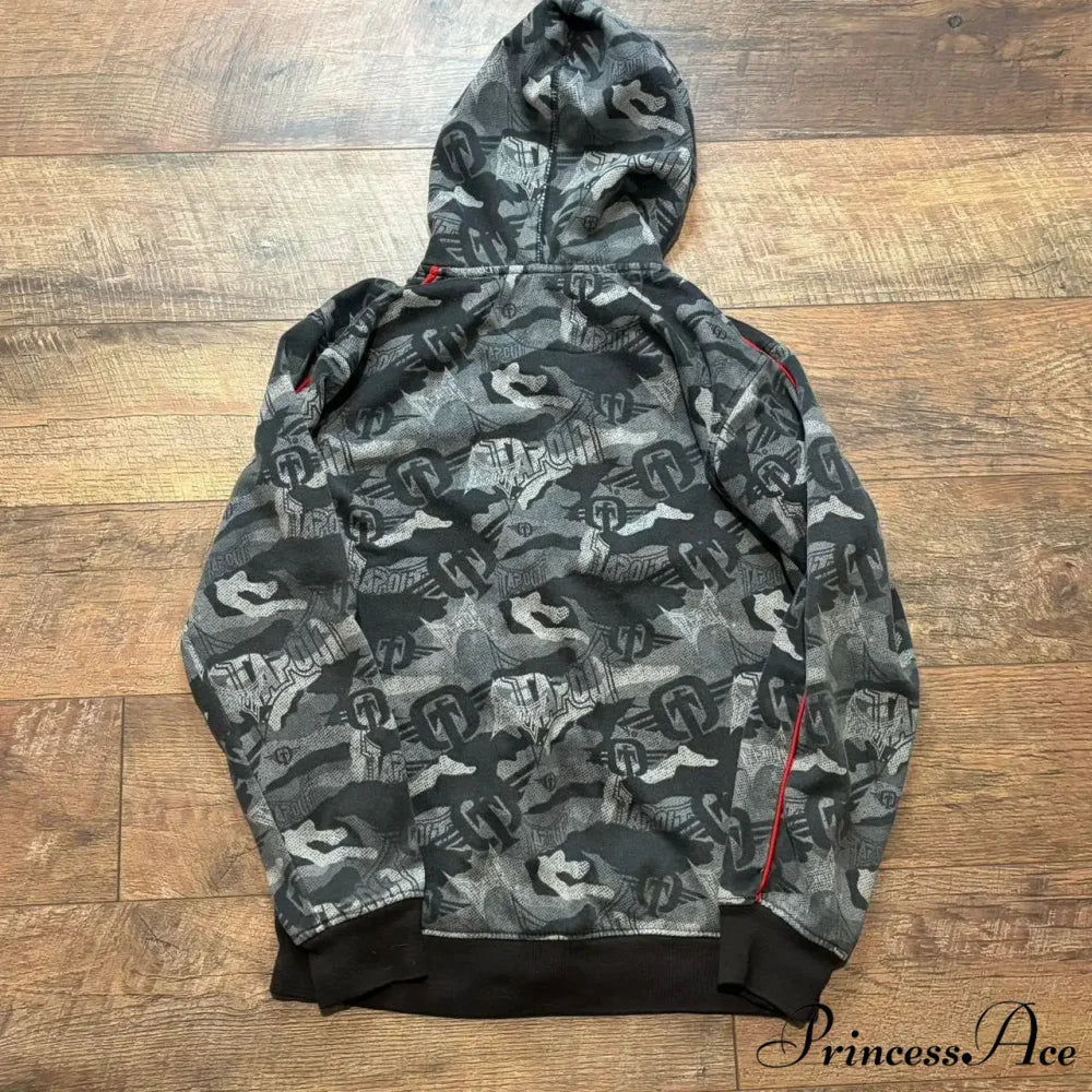 Disguise Zip Fastener Hooded Sweatshirt - Image 4