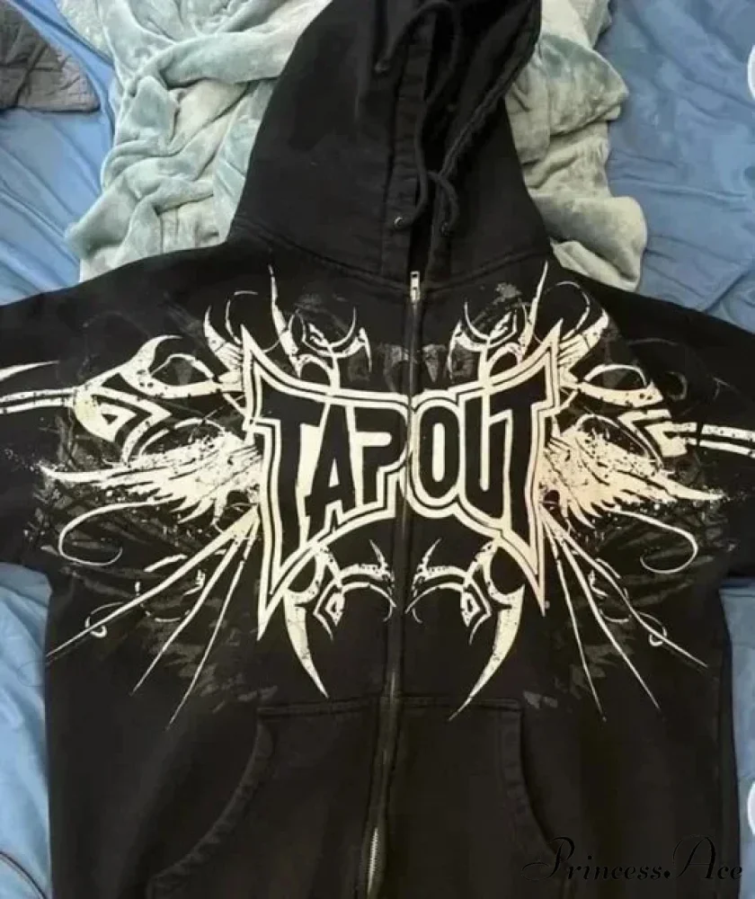 Disguise Zip Fastener Hooded Sweatshirt - Image 7