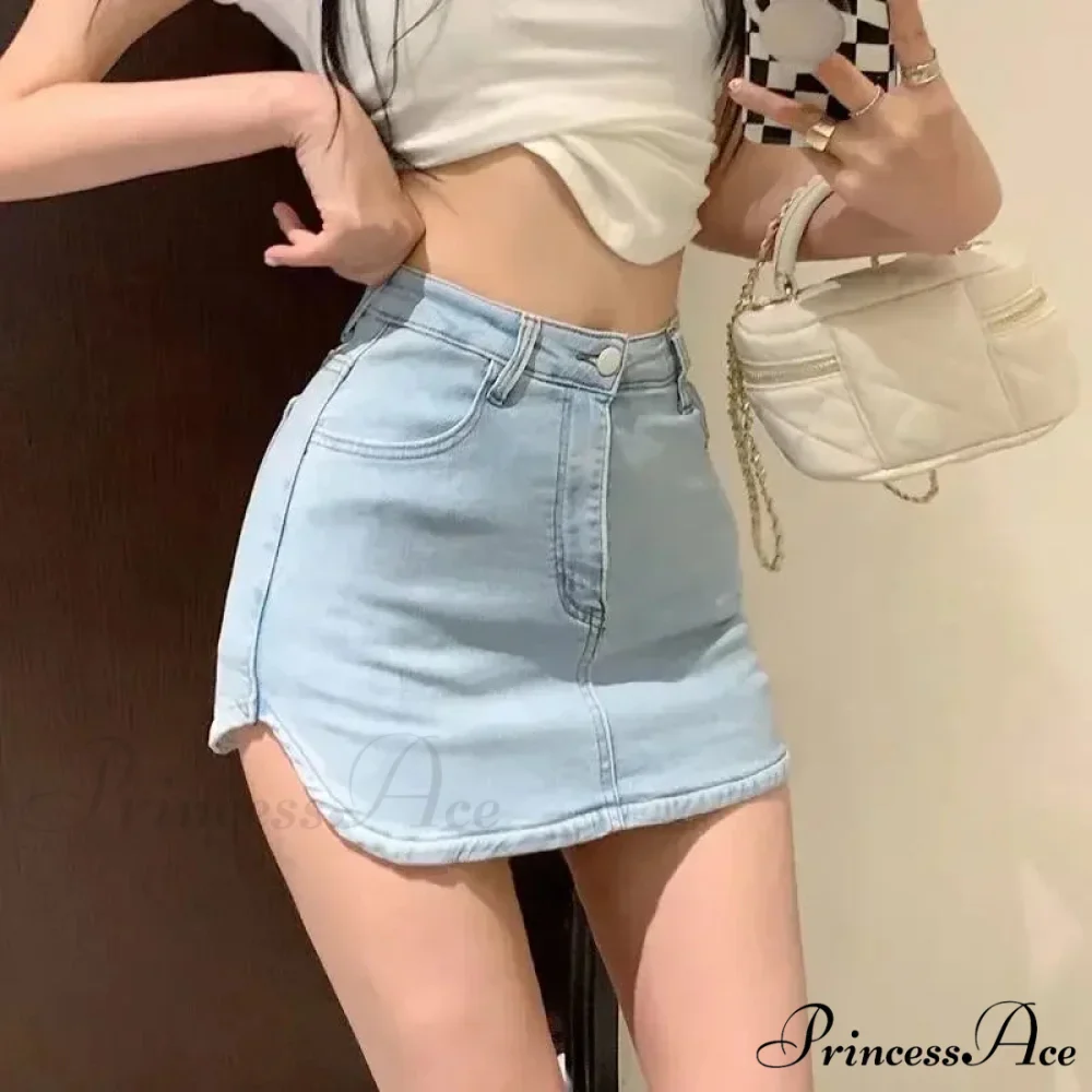 Divided Denim Skirt - Image 2