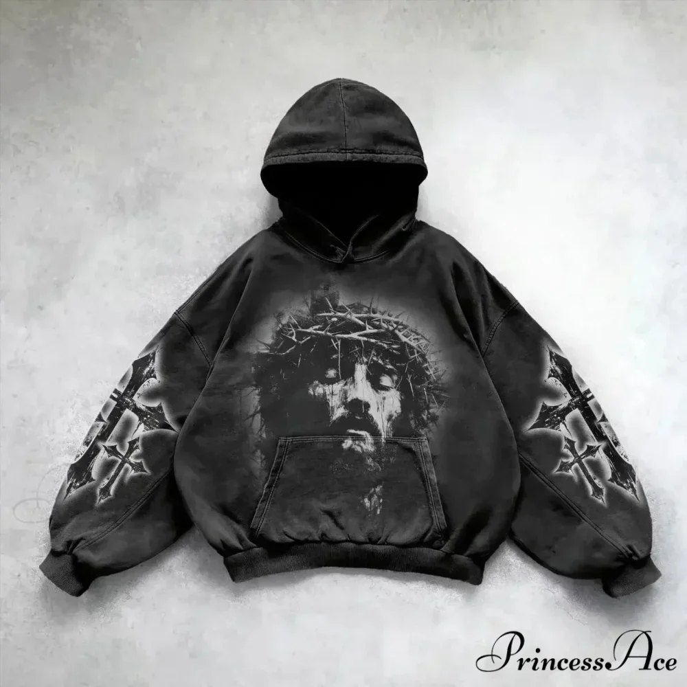 Divine Design Print Hoodie - Image 17