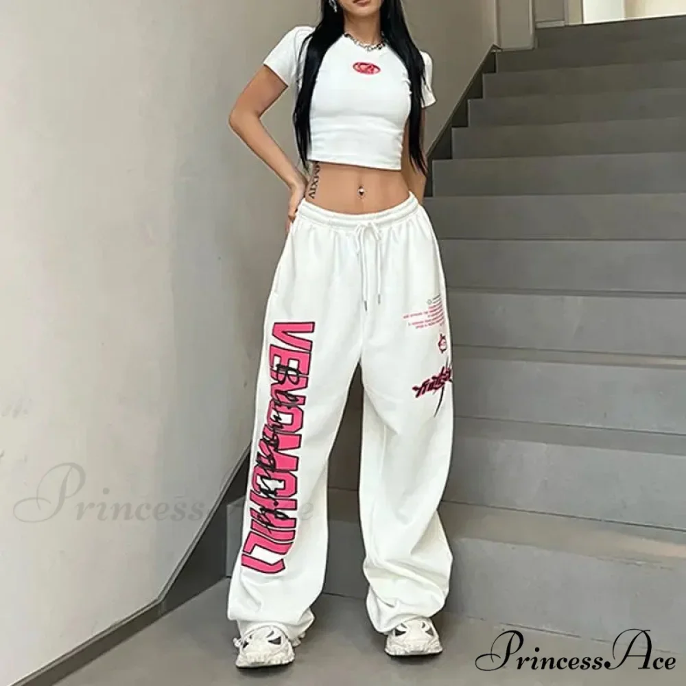Drawn Drawcord Sporty Informal Trousers - Image 4