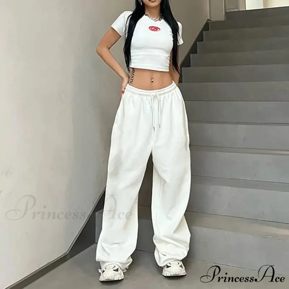 Drawn Drawcord Sporty Informal Trousers - Image 6