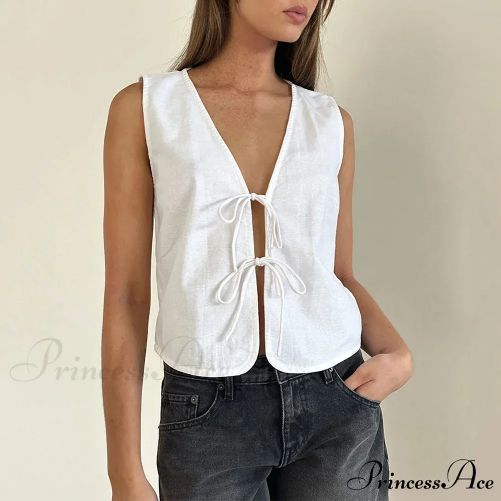 Dual Fastening Crop Top - Image 2