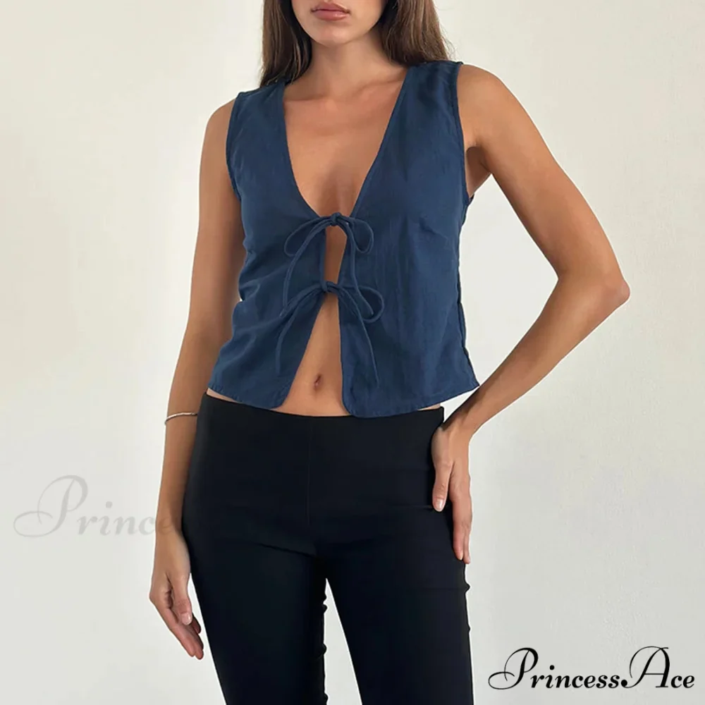 Dual Fastening Crop Top - Image 4