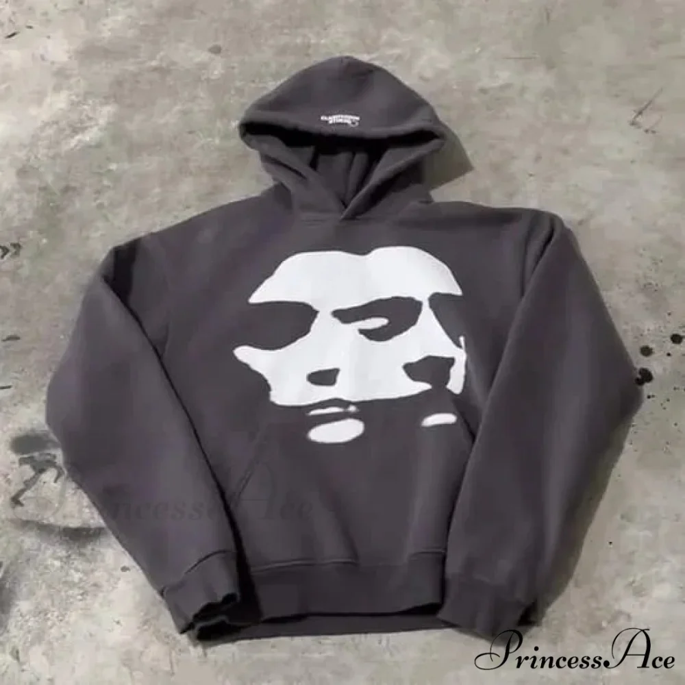 Dual-Personality Graphic Oversized Hoodie - Image 4