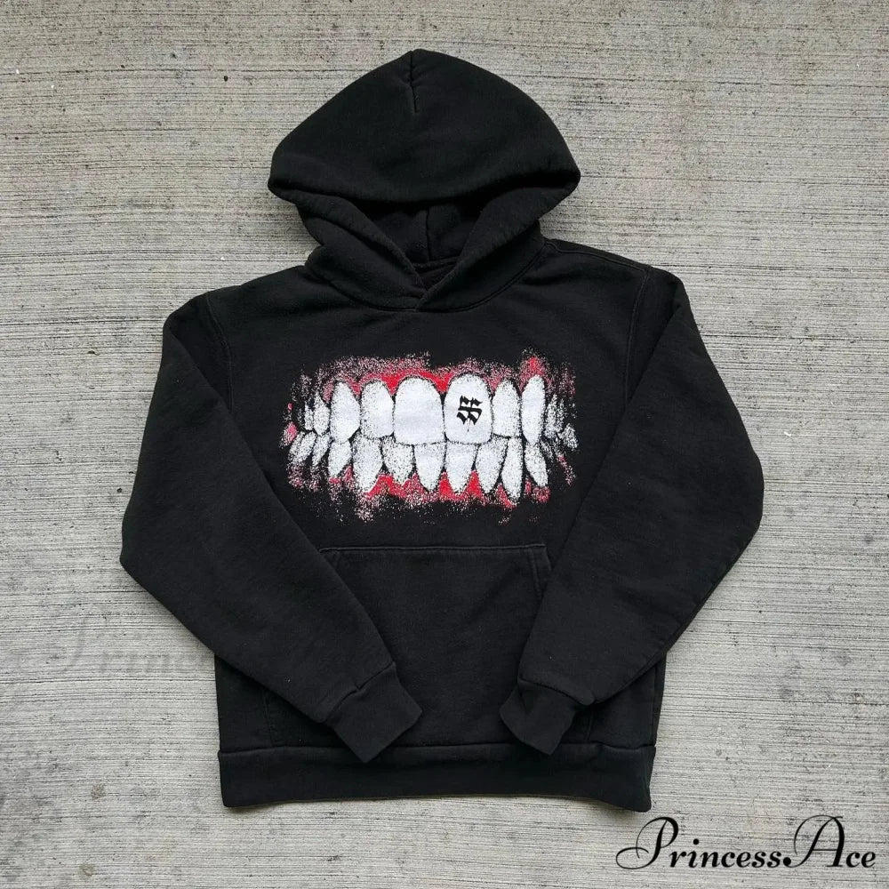 Dual-Personality Graphic Oversized Hoodie - Image 5