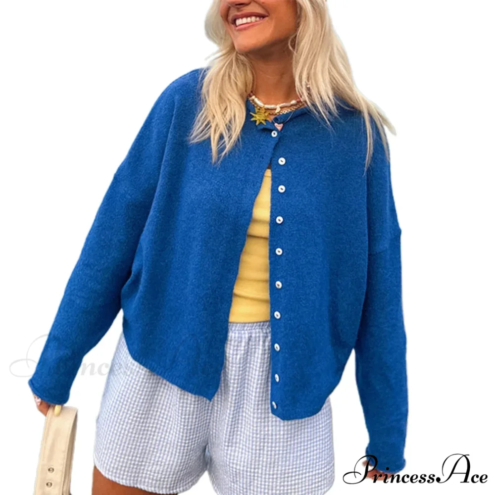 Durable Comfortable Button-front Knit Cardigan - Image 8
