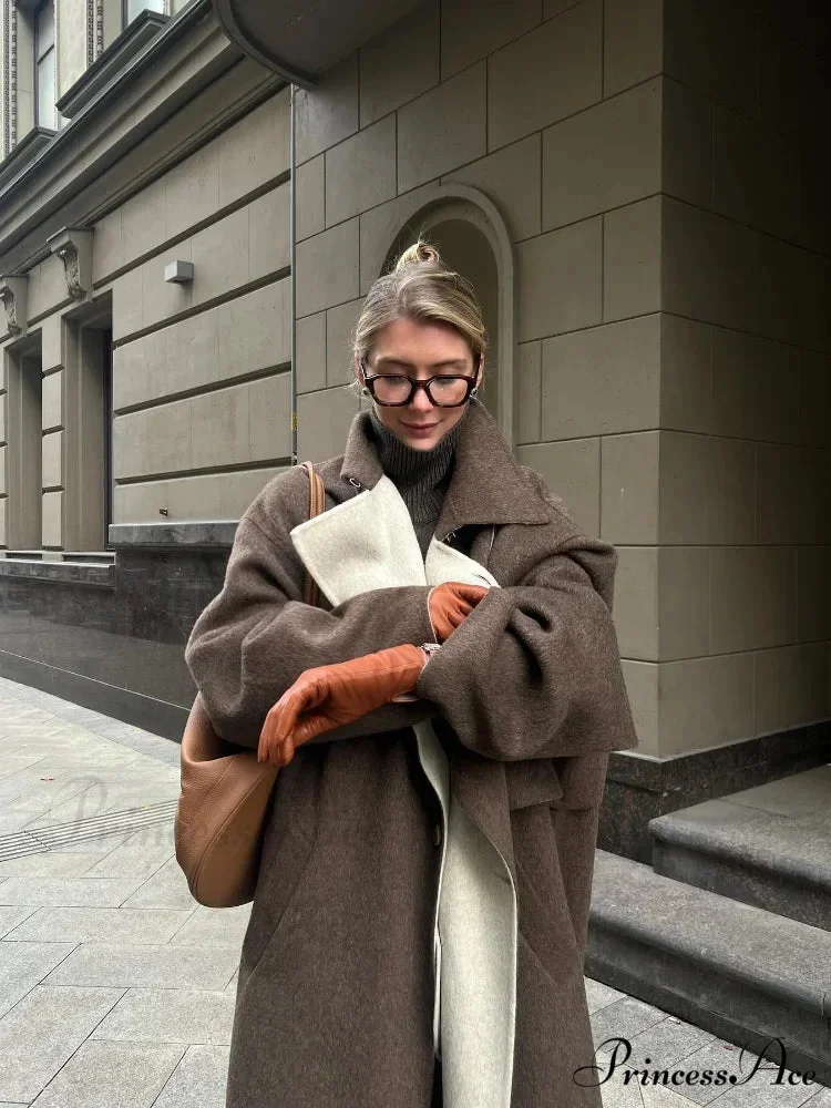 Durable Cozy Collar Woolen Jacket - Image 5
