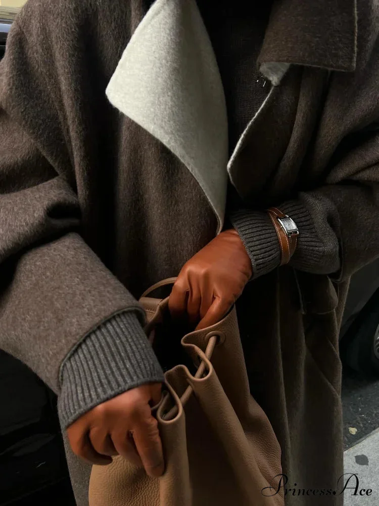 Durable Cozy Collar Woolen Jacket - Image 6