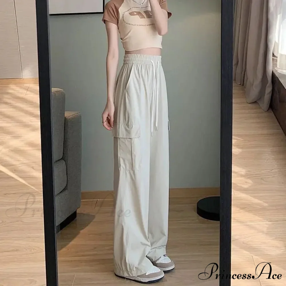 Durable Elevated Waist Stylish Cargo Trousers - Image 5