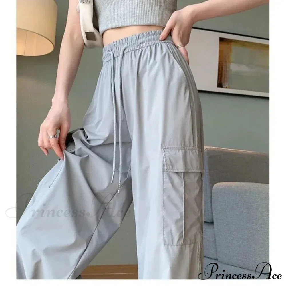 Durable Elevated Waist Stylish Cargo Trousers - Image 6