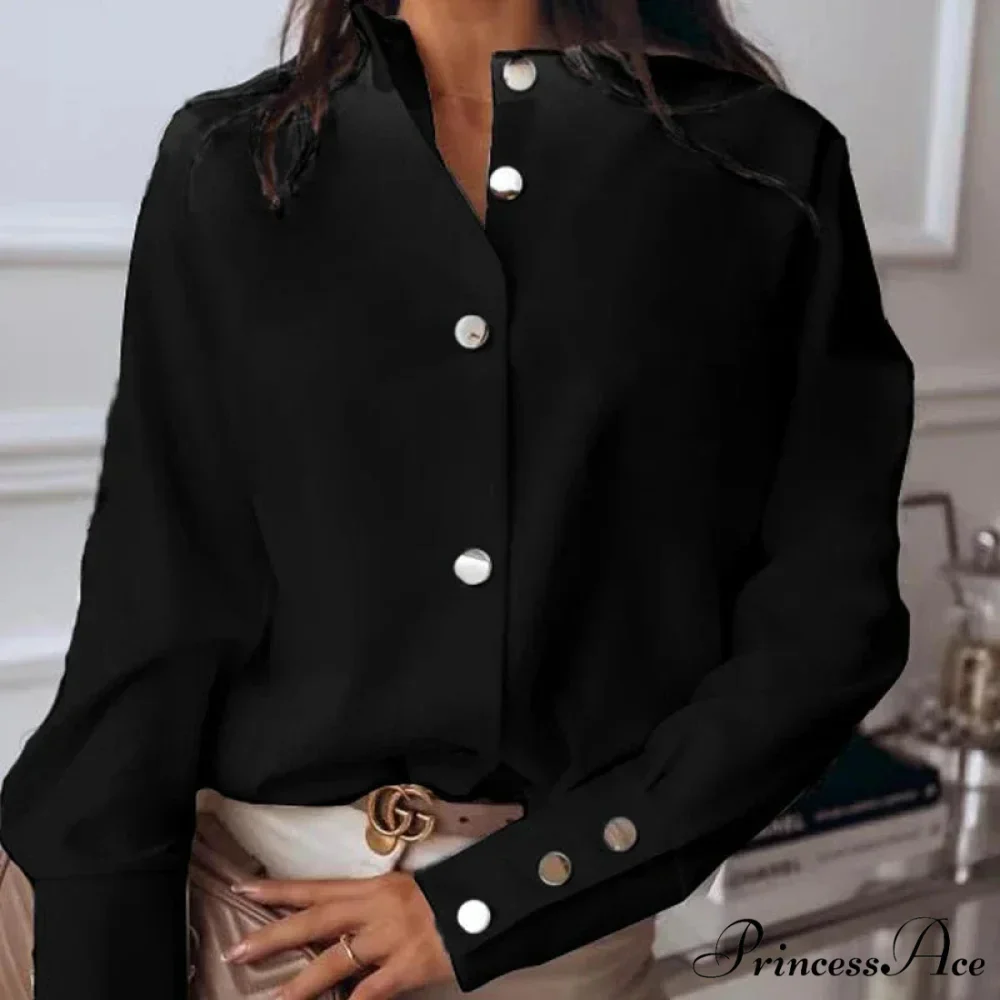 Durable Extended Sleeve Ivory Cotton Blouse - Image 2