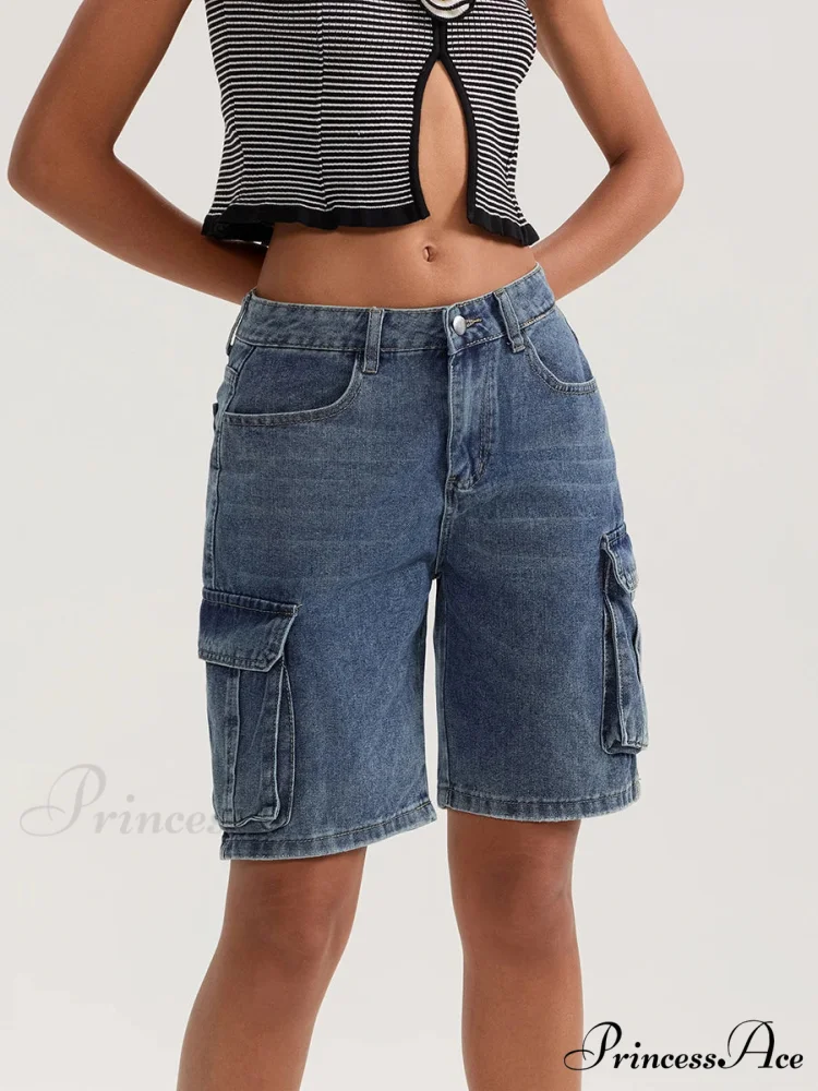 Durable Medium Elevation Button Denim Short - Image 2
