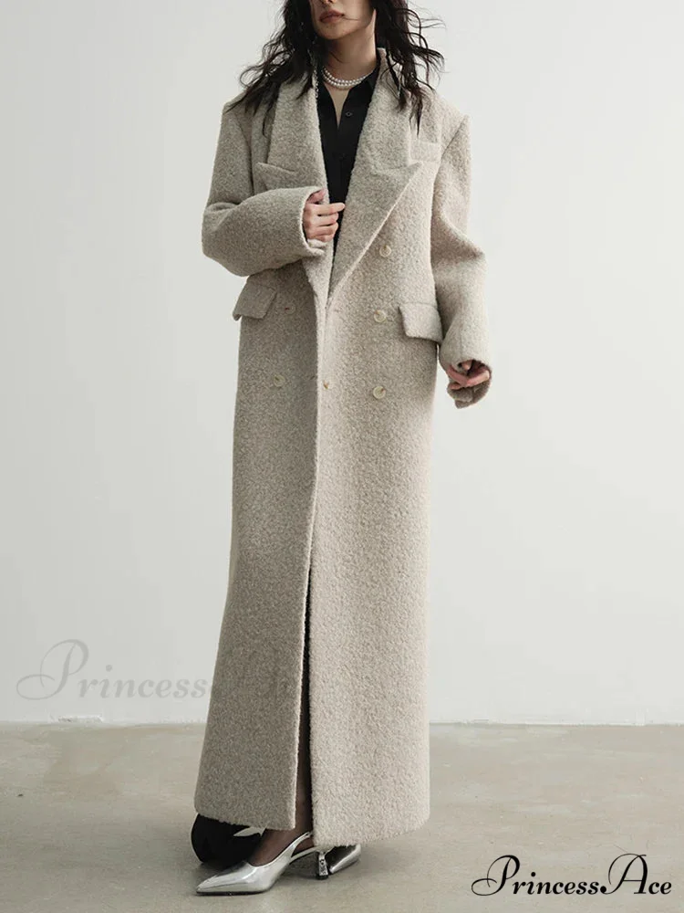Durable Patchwork Extended Sleeve Overcoat