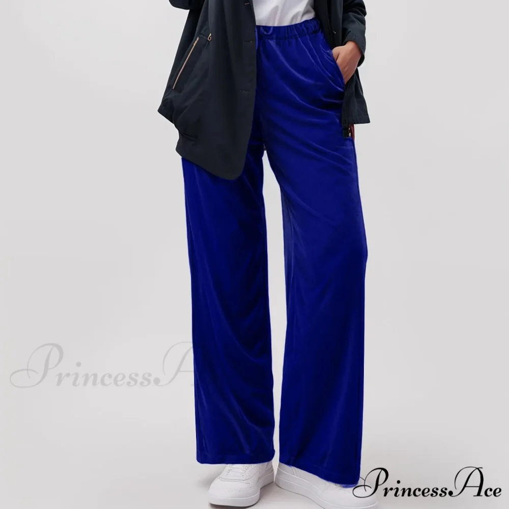 Durable Pocket Elastic Yoga Informal Trousers - Image 4