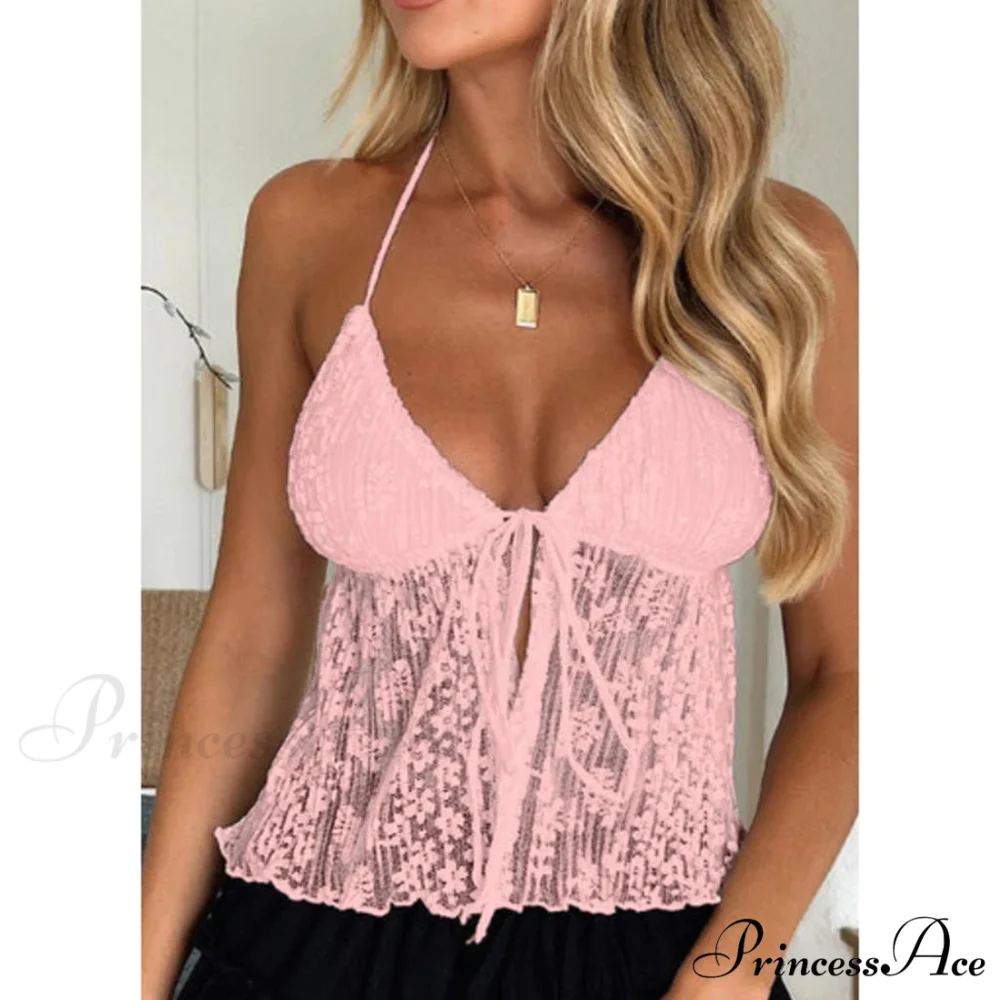 Eclectic Lace Fasten-Up Crop Top - Image 8