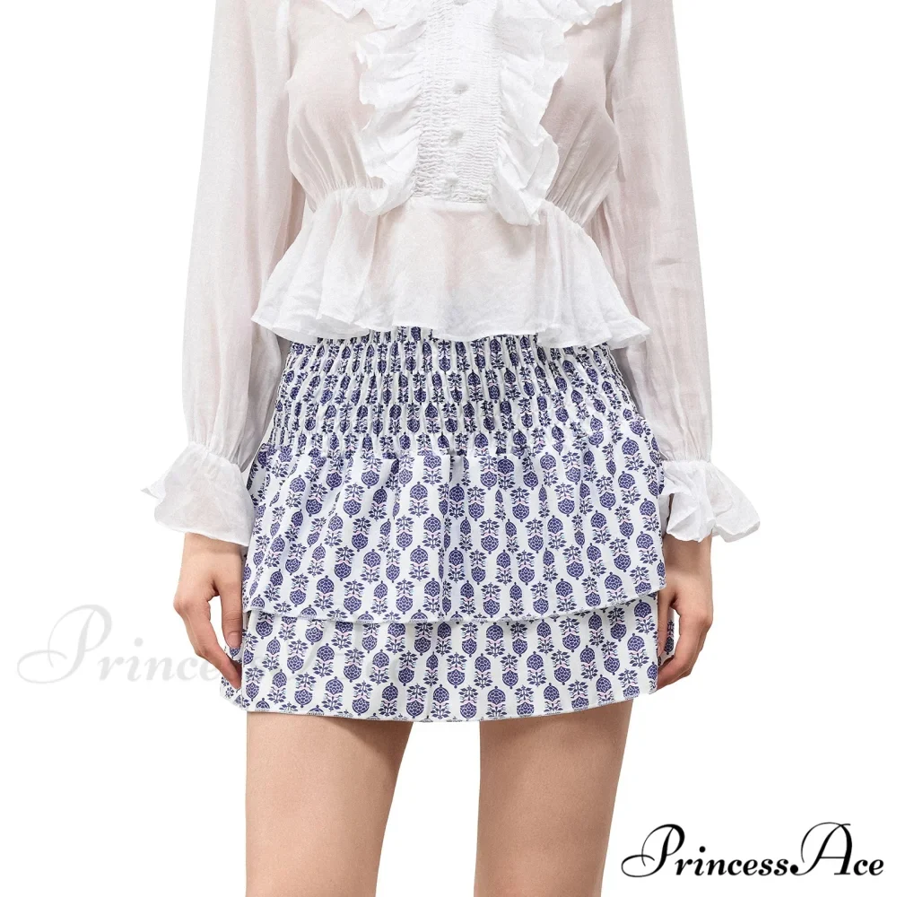 Eclectic Tiered Frilly Skirt - Image 4