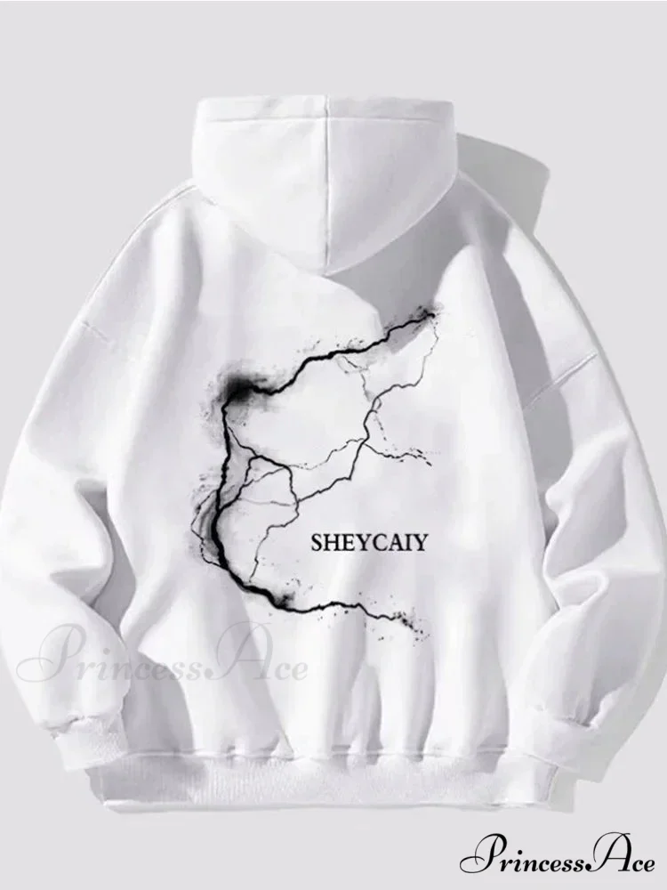 Electric Graphic Rap Fleece Hoodie - Image 7