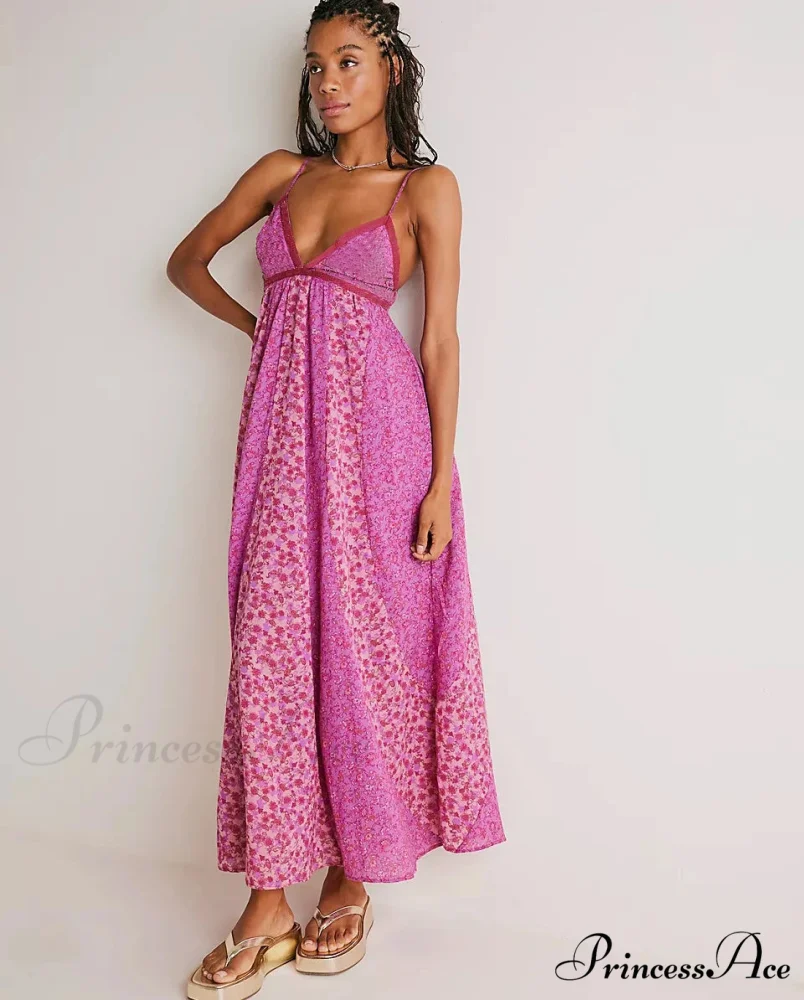Elegant Chiffon Floral Bohemian Dress - Image 10