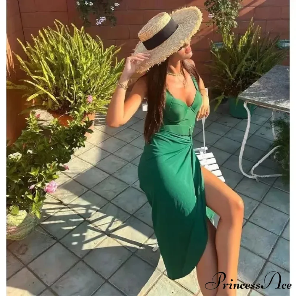 Emerald Single Strap Bathing Suit Full Piece - Image 3