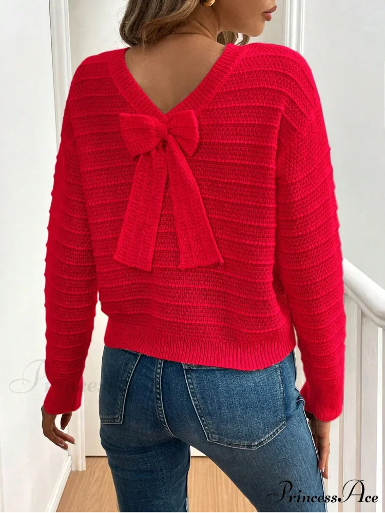 Empty Arch Striped Extended Sleeve Jumper - Image 2